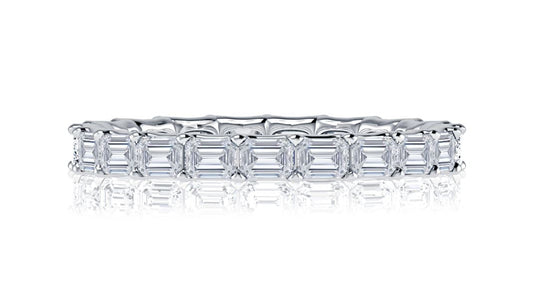 A. Jaffe Natural Diamond Ladies Wedding Band in 14