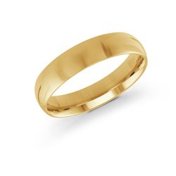 14K yellow gold men's carved band.