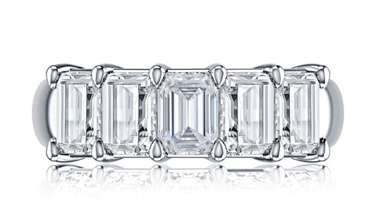 A. Jaffe Natural Diamond Ladies Wedding Band in 14