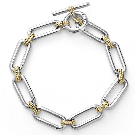 LAGOS Signature Caviar Collection Fancy Link Brace