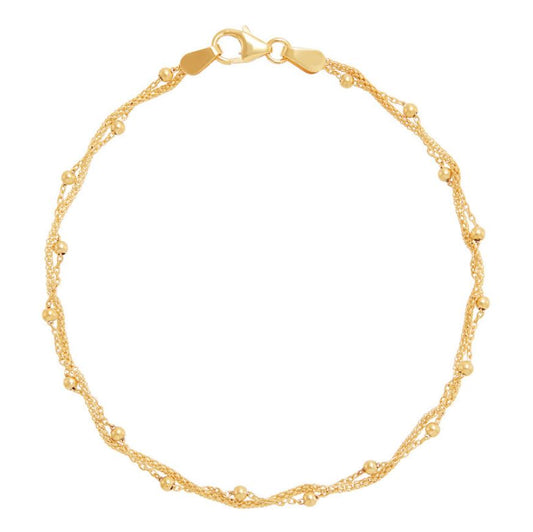 ReMARKable Designs Bracelet (No Stones) in 14 Karat Yellow Gold