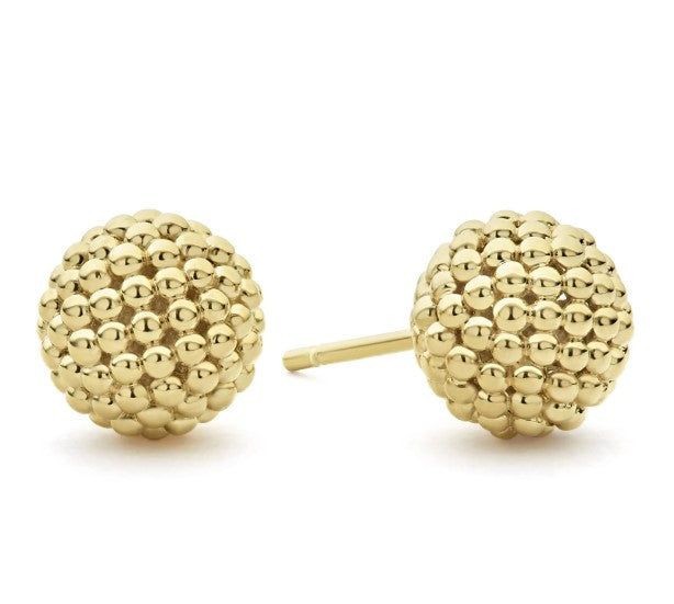 LAGOS Caviar Gold Collection Stud Earrings (No Sto
