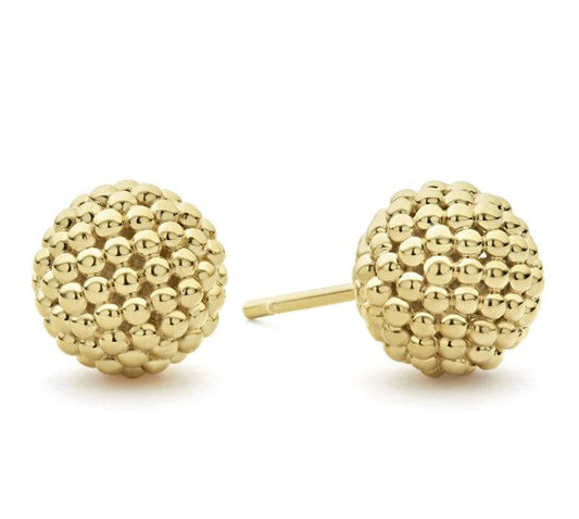 LAGOS Caviar Gold Collection Stud Earrings (No Sto