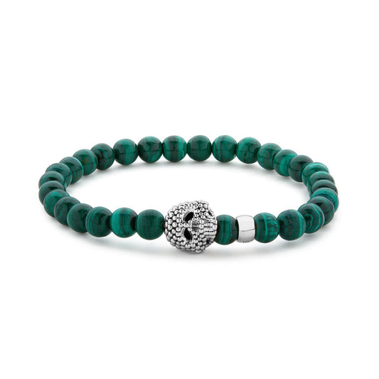 LAGOS Men's Green Gemstone Bracelet in Sterling Si