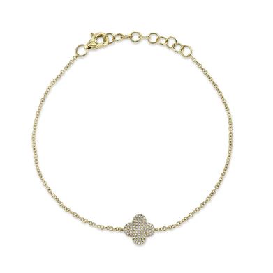 Shy Creations Earth Mined Diamond Bracelet in 14 Karat Yellow Gold with 0.16ctw Round Diamonds