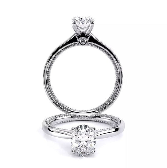 Verragio Solitaire Hidden Accent Natural Diamond S