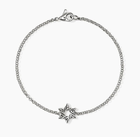 John Hardy Bracelet (No Stones) in Sterling Silver White