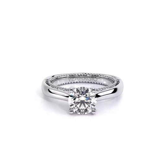 Verragio Solitaire Hidden Accent Natural Diamond S