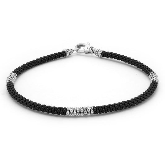 LAGOS Men's Black Caviar Collection Bead Bracelet