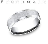 Tantalum grey carved band, satin finish.