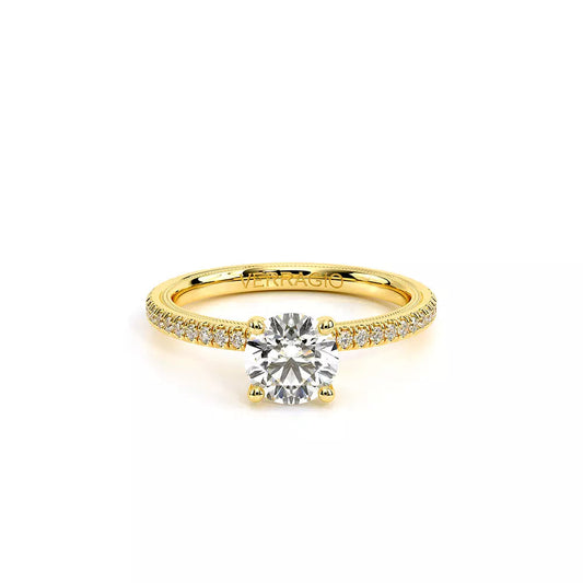 Verragio Solitaire Hidden Accent Natural Diamond S