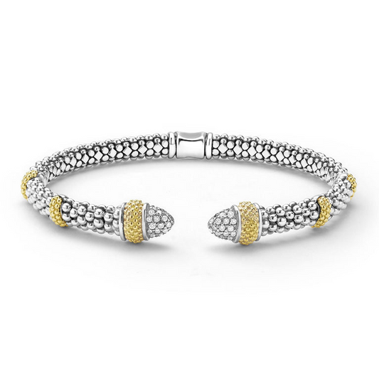 LAGOS Caviar Lux Collection Natural Diamond Cuff B