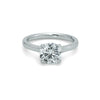 Forevermark ReMARKable Designs Lab-Grown Diamond Complete Engagement Ring in 18 Karat White Gold with 1.71ct Round Lab-Grown Diamond, Color: G, Clarity: VVS2, Size: 6