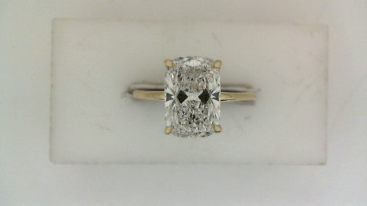 ReMARKable Designs Hidden Accent Lab-Grown Diamond Complete Engagement Ring in 14 Karat Yellow Gold