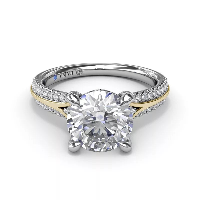 Fana Hidden Accent Natural Diamond Semi-Mount Enga