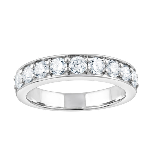 ReMARKable Designs Lab-Grown Diamond Ring in 14 Karat White Gold, Size 7