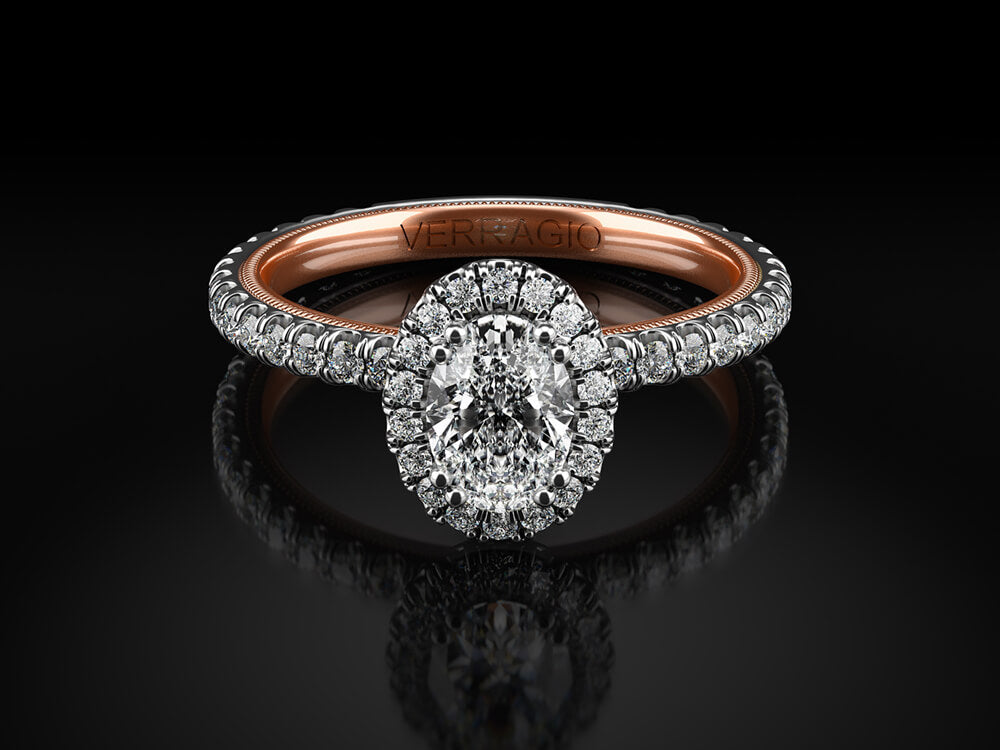Hidden Accent Halo Natural Diamond Semi-Mount Enga