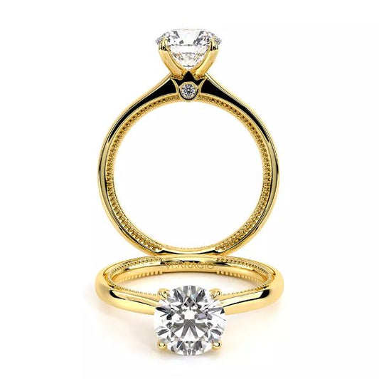 Verragio Solitaire Hidden Accent Natural Diamond S