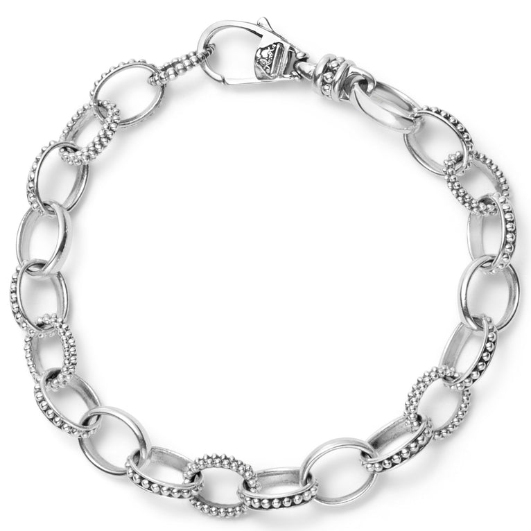 LAGOS Signature Caviar Collection Oval Link Bracel