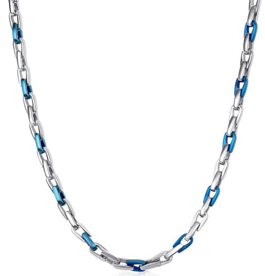 Simulated Diamond Necklace in Stainless Steel