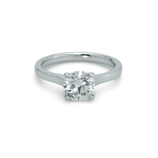 Lab-Grown Solitaire Diamond Engagement Ring