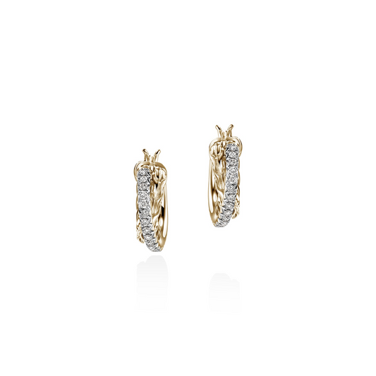 John Hardy Natural Diamond Earrings