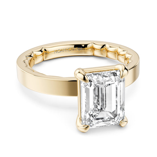 Natural Diamond Semi-Mount Engagement Ring