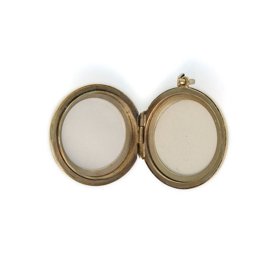 ReMarkable Estate Locket Necklace (No Stones) in 9 Karat Yellow Gold