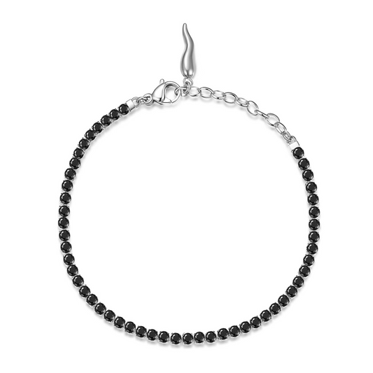 Brosway Italia Tennis Bracelet in Stainless Steel White with Lobster Claw Clasp