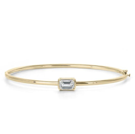 DIALOG SOLUTIONS INC Bracelet in 18 Karat Yellow Gold with 1.05ctw of Round Lab-Grown Diamonds