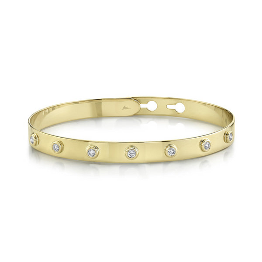 Natural Diamond Bracelet in 14 Karat Yellow with 0.32ctw H/I SI2 Round Diamonds