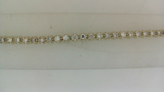 ReMARKable Designs Natural Diamond Bracelet in 10 Karat Yellow Gold with 2.05ctw I/J I1 Round Diamonds