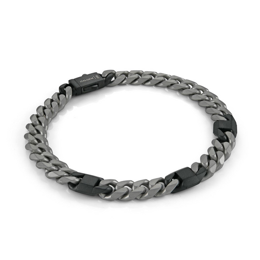 ItalGem Steel Men's Bracelet (No Stones)
