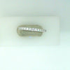 Lab-Grown Diamond Ladies Wedding Band in 14 Karat White with 0.34ctw G/H VS1-VS2 Round Diamonds