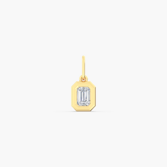Lab-Grown Diamond Necklace in 14 Karat Yellow