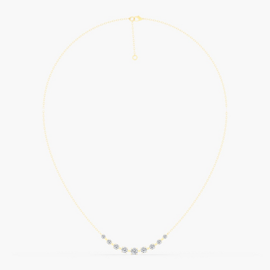 Lab-Grown Diamond Necklace with 1.50ctw F VS Round Lab Grown Diamonds