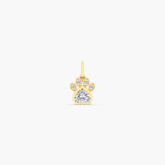 ReMARKable Designs Lab-Grown Diamond Necklace in 14 Karat Yellow Gold