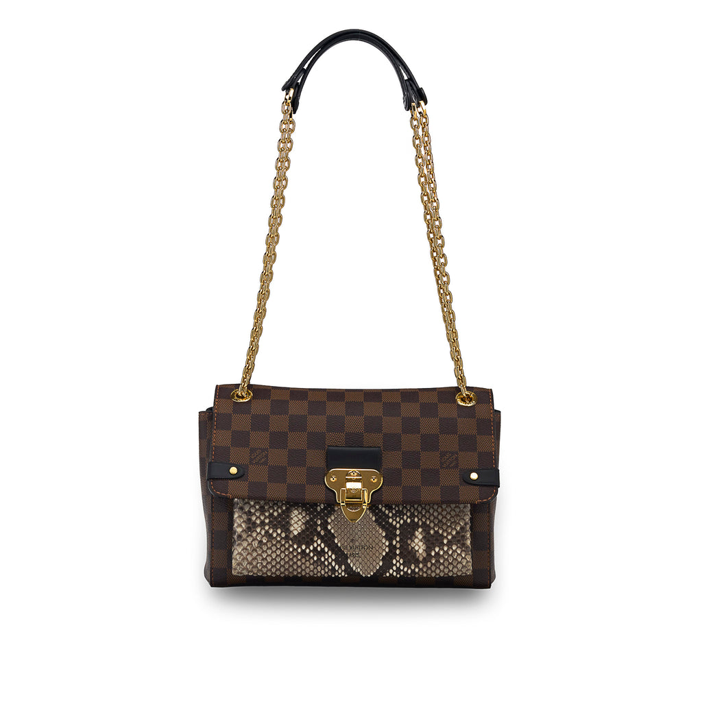 LOUIS VUITTON Vavin PM Damier Ebene Crossbody Bag Brown