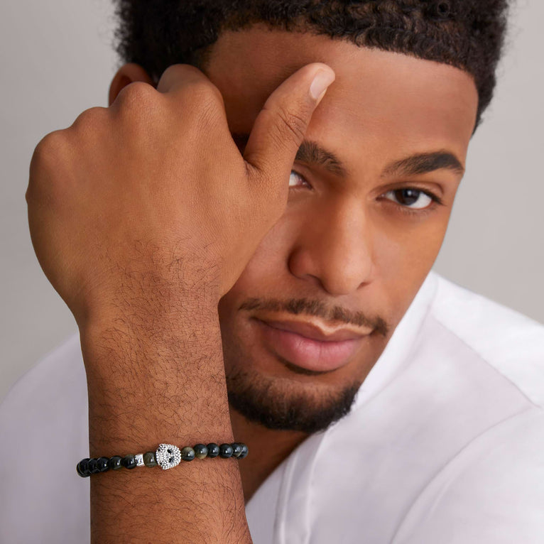 LAGOS Men's Anthem Collection Stretch Color Gemsto