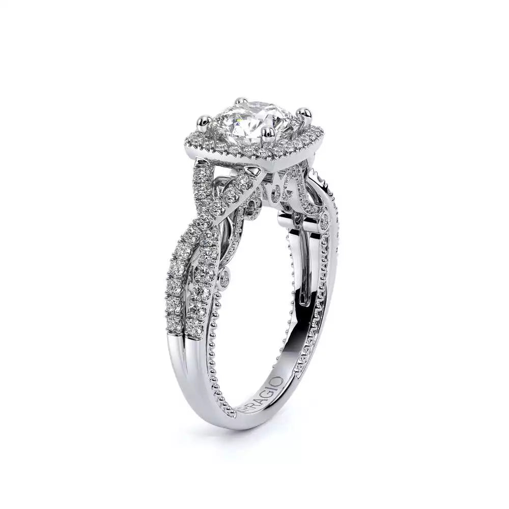 Verragio Hidden Accent Halo Natural Diamond Semi-M
