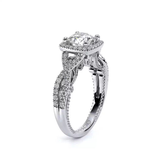 Verragio Hidden Accent Halo Natural Diamond Semi-M