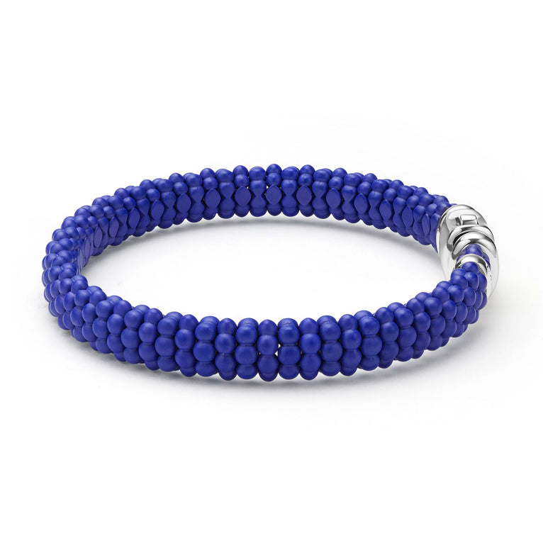 LAGOS Men's LAGOS Caviar Ceramic Bracelet in White