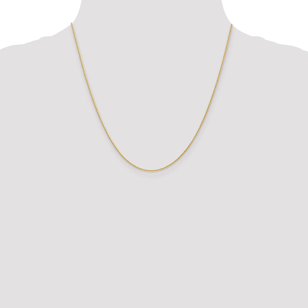 14K Yellow Gold Wheat Chain Necklace