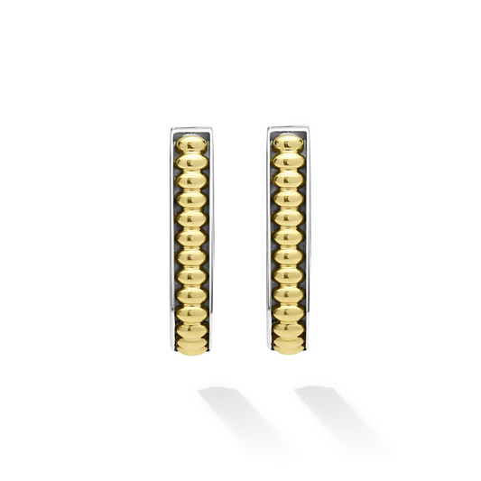 LAGOS Signature Caviar Collection Oval Hoop Earrin