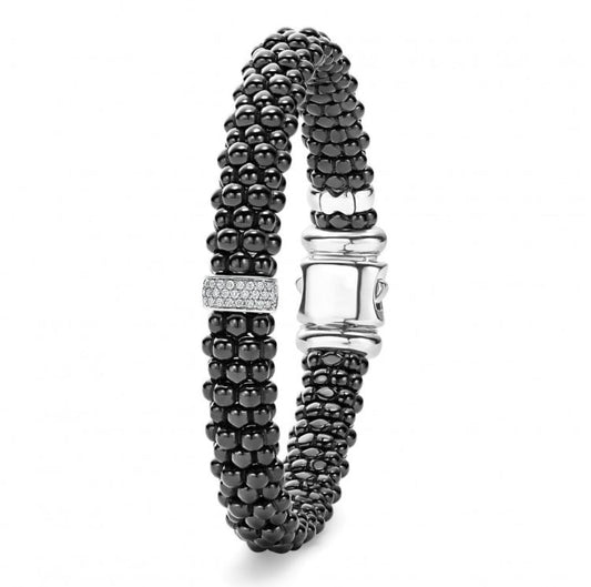 LAGOS Black Caviar Collection Natural Diamond Brac