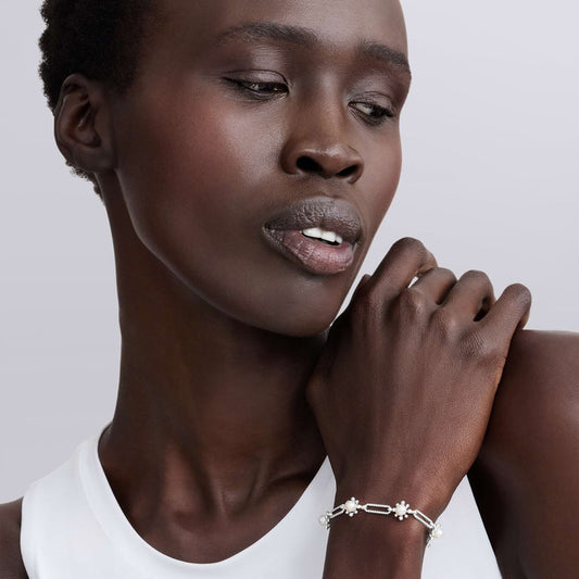 LAGOS White Gemstone Bracelet in Sterling Silver