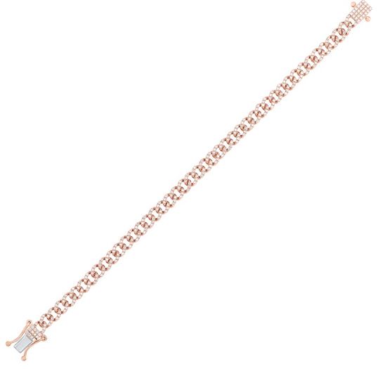 Diamond Cuban Link Collection Natural Diamond Brac