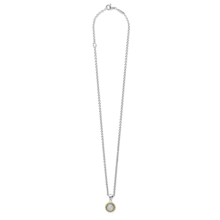 LAGOS Natural Diamond Necklace in Sterling Silver