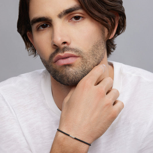 LAGOS Men's Black Caviar Collection Bead Bracelet