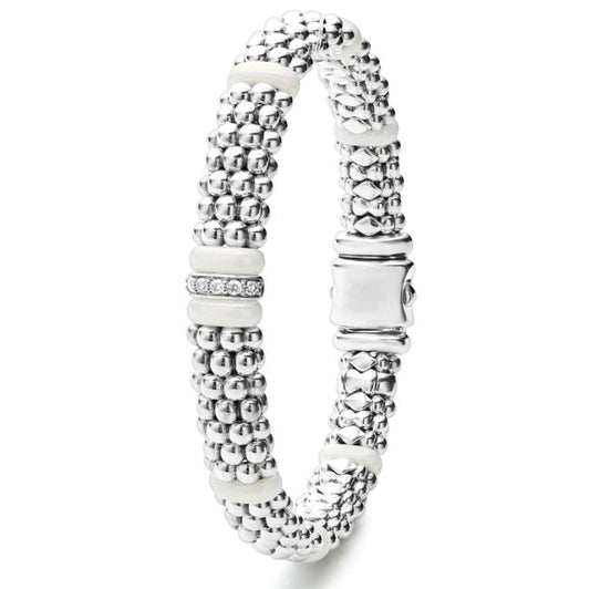 LAGOS White Caviar Collection Natural Diamond Eart